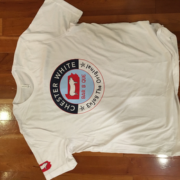 CHESTER WHITE BAR B QUE ENJOY THE ORGINIAL logo