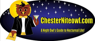 CHESTERNITEOWL.COM A NIGHT OWL'S GUIDE TO NOCTURNAL LIFE! logo