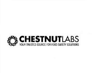 CHESTNUTLABS YOUR TRUSTED SOURCE FOR FOOD SAFETY SOLUTIONS logo