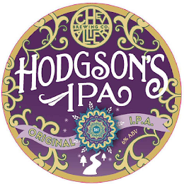 CHEVALLIER BREWING CO. HODGSON’S IPA ORIGINAL I.P.A. 6% ABV logo