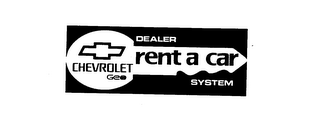 CHEVROLET GEO DEALER RENT A CAR SYSTEM logo