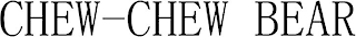 CHEW-CHEW BEAR logo