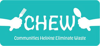 CHEW COMMUNITIES HELPING ELIMINATE WASTE logo