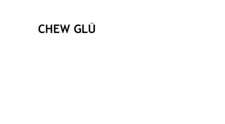 CHEW GLÜ logo
