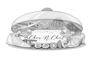 CHEW N CHAT logo