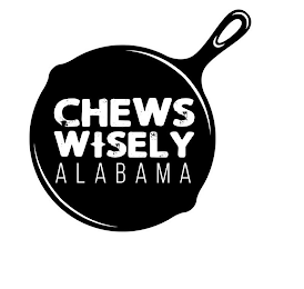 CHEWS WISELY ALABAMA logo