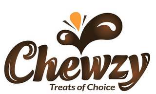 CHEWZY TREATS OF CHOICE logo