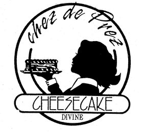 CHEZ DE PREZ CHEESECAKE DIVINE logo