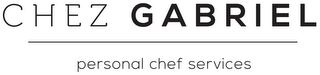 CHEZ GABRIEL PERSONAL CHEF SERVICES logo