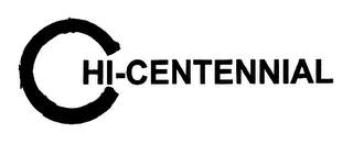 CHI-CENTENNIAL logo