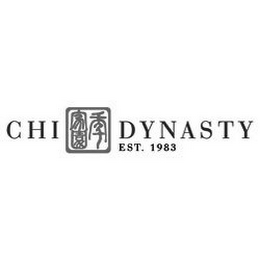 CHI DYNASTY EST. 1983 logo