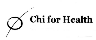 CHI FOR HEALTH logo