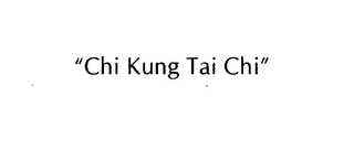 "CHI KUNG TAI CHI" logo