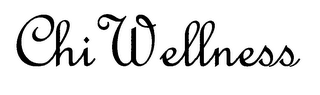 CHI WELLNESS logo