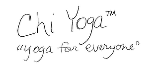 CHI YOGA logo