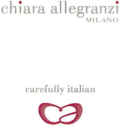 CHIARA ALLEGRANZI MILANO CAREFULLY ITALIAN logo