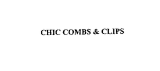 CHIC COMBS & CLIPS logo