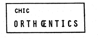 CHIC ORTHENTICS logo