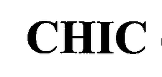 CHIC (THREE DIMENSIONAL MARK) logo