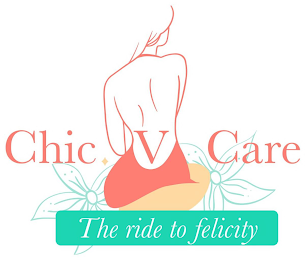 CHIC V CARE THE RIDE TO FELICITY logo