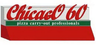 CHICAGO 60 PIZZA CARRY-OUT PROFESSIONALS logo