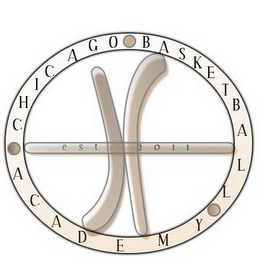 CHICAGO BASKETBALL ACADEMY EST 2011 logo