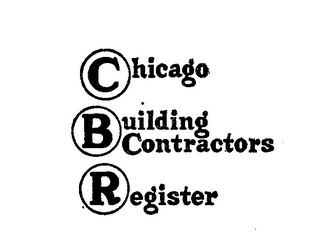 CHICAGO BUILDING CONTRACTORS REGISTER  C B C R logo