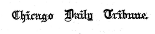 CHICAGO DAILY TRIBUNE logo