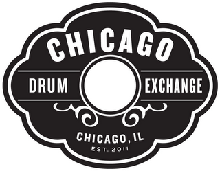CHICAGO DRUM EXCHANGE CHICAGO, IL EST. 2011 logo