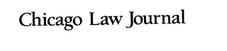 CHICAGO LAW JOURNAL logo