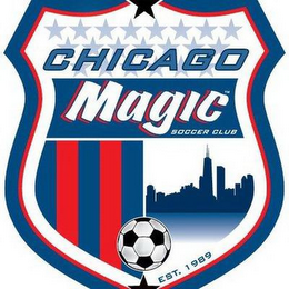 CHICAGO MAGIC SOCCER CLUB EST. 1989 logo