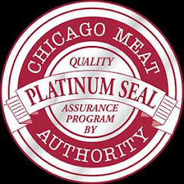 CHICAGO MEAT AUTHORITY PLATINUM SEAL QUALITY ASSURANCE PROGRAM BY logo