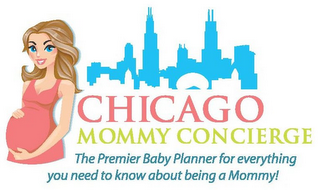 CHICAGO MOMMY CONCIERGE THE PREMIER BABY PLANNER FOR EVERYTHING YOU NEED TO KNOW ABOUT BEING A MOMMY! logo