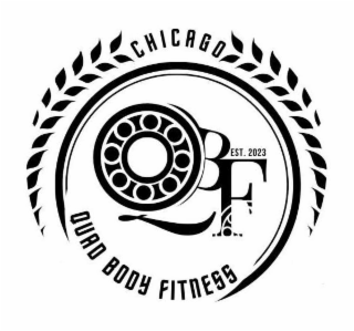 CHICAGO QBF EST. 2023 QUAD BODY FITNESS logo