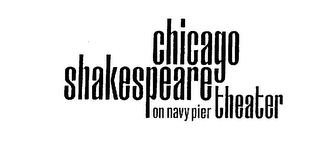 CHICAGO SHAKESPEARE THEATER ON NAVY PIER logo