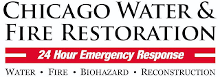 CHICAGO WATER & FIRE RESTORATION 24 HOUR EMERGENCY RESPONSE WATER · FIRE · BIOHAZARD · RECONSTRUCTION logo