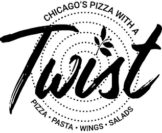 CHICAGO'S PIZZA WITH A TWIST PIZZA· PASTA· WINGS· SALADS logo