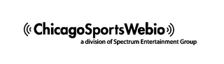 CHICAGOSPORTSWEBIO A DIVISION OF SPECTRUM ENTERTAINMENT GROUP logo