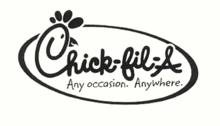 CHICK-FIL-A ANY OCCASION. ANYWHERE. logo