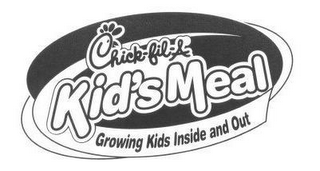 CHICK-FIL-A KID'S MEAL GROWING KIDS INSIDE AND OUT logo