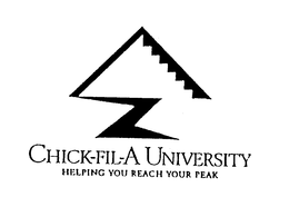 CHICK-FIL-A UNIVERSITY HELPING YOU REACH YOUR PEAK logo
