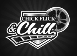 CHICK FLICK & CHILL logo