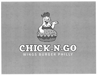 CHICK-N-GO WINGS BURGER PHILLY logo