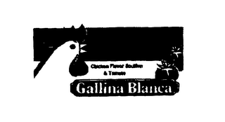 CHICKEN FLAVOR BOUILLON & TOMATO GALLINA BLANCA logo