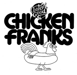 CHICKEN FRANKS COOKIN' GOOD logo