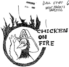 CHICKEN ON FIRE logo