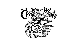 CHICKEN ON WHEELS WE DELIVER logo