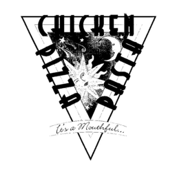 CHICKEN PIZZA PASTA IT'S A MOUTHFUL.. logo