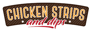 CHICKEN STRIPS AND DIPS logo