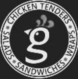 CHICKEN TENDERS. SALADS. SANDWICHES. WRAPS. logo